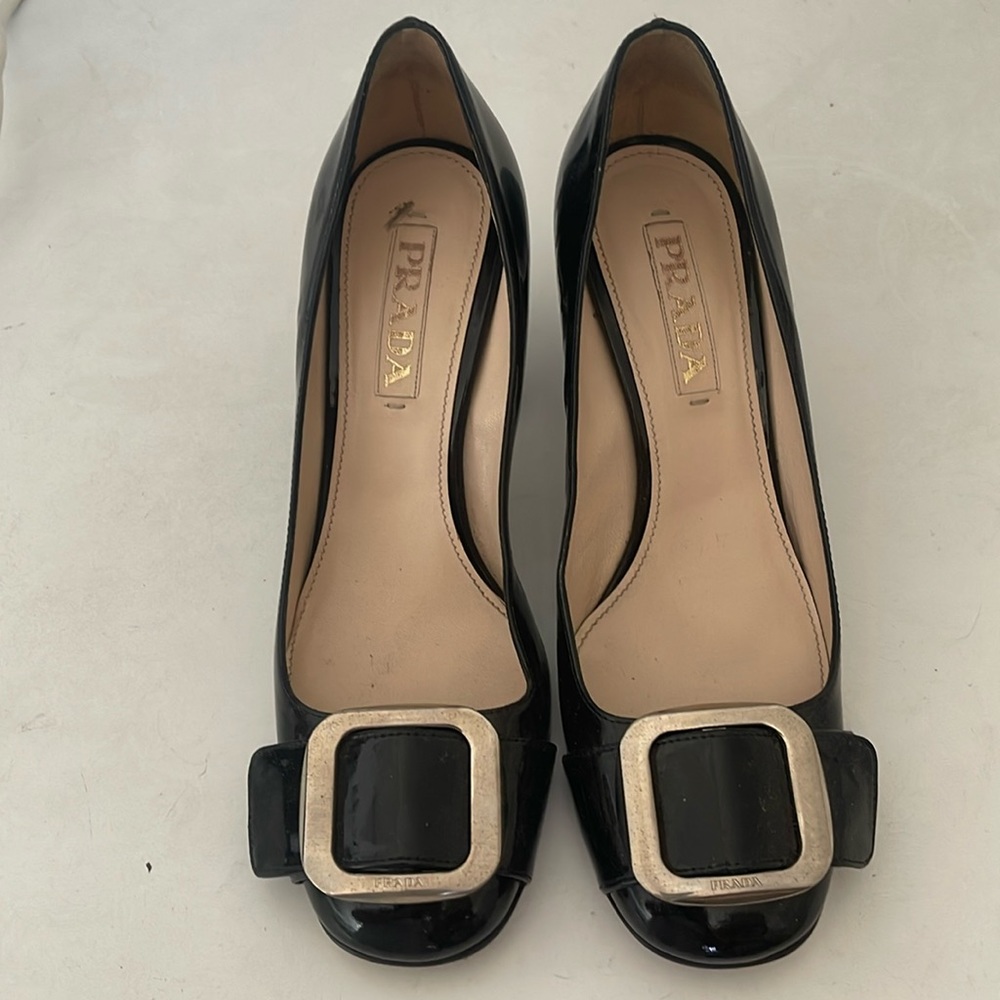 Gently used Prada leather heels